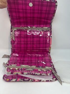 VERA BRADLEY JEWELRY FOLIO PAISLEY MEETS PLAID 12555-128 Unused Tri Fold Travel